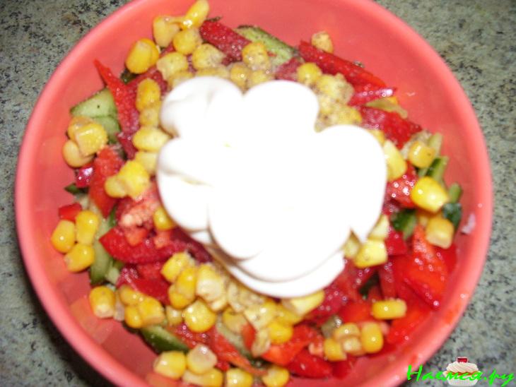 Креветочный салат лайтс 