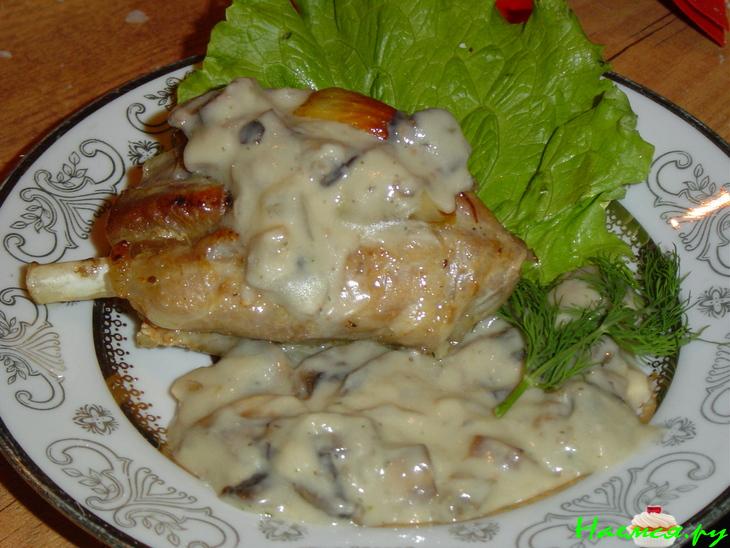 "Рябчики" c грибным соусом "Рябчики" c грибным соусом