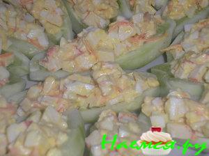 Огурчики с начинкой