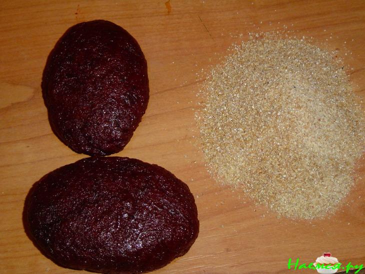 Свекольные котлетки с манкой