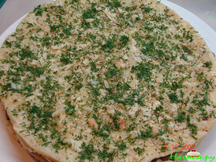 Несладкий грибной тортик