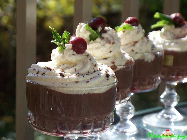 Десерт 'Пьяная вишня'