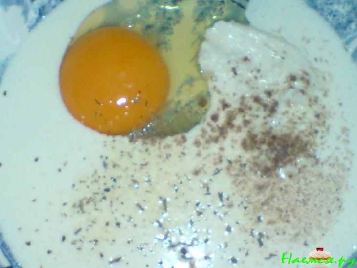 Рыба под сливочно-яичным соусом