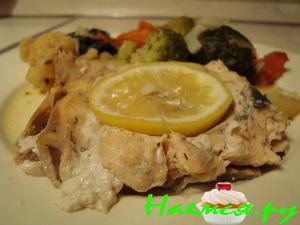 Филе горбуши на пару Филе горбуши на пару