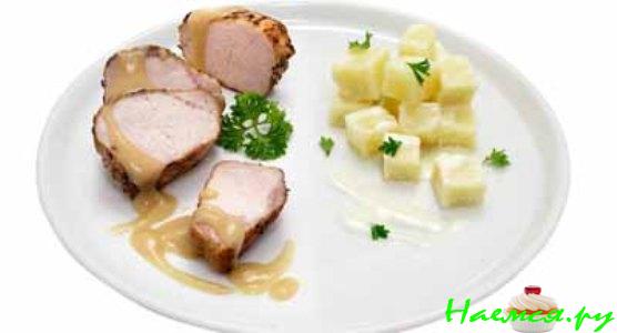 Картофель в молоке