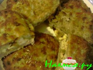 Зразы с яйцами