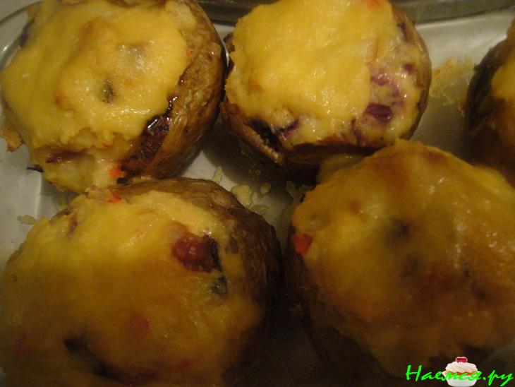 Запечённый картофель-суфле Запечённый картофель-суфле