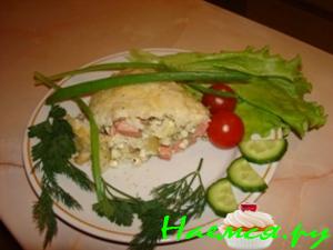 Рулет рисово-сырный