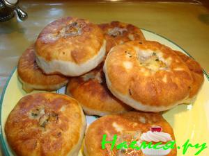 Грибные "беляши" или открытые пирожки с грибами Грибные "беляши" или открытые пирожки с грибами