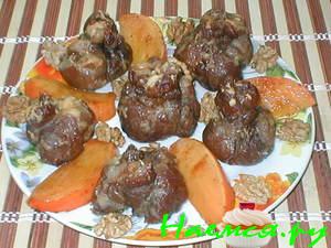 Мешочки с сюрпризом (чернослив, орехи, сыр)