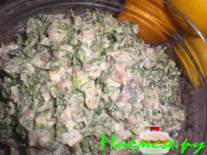 Рыбка с зеленью