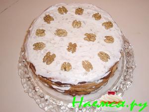 Медовый сметанник с ореховым вкусом Медовый сметанник с ореховым вкусом