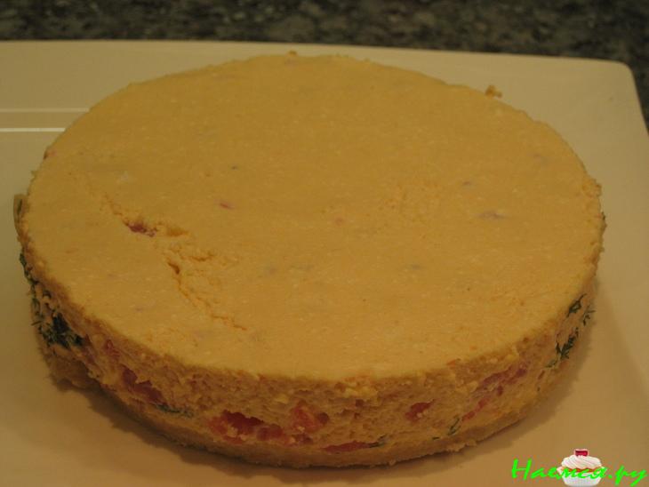 Сырный террин с помидорами