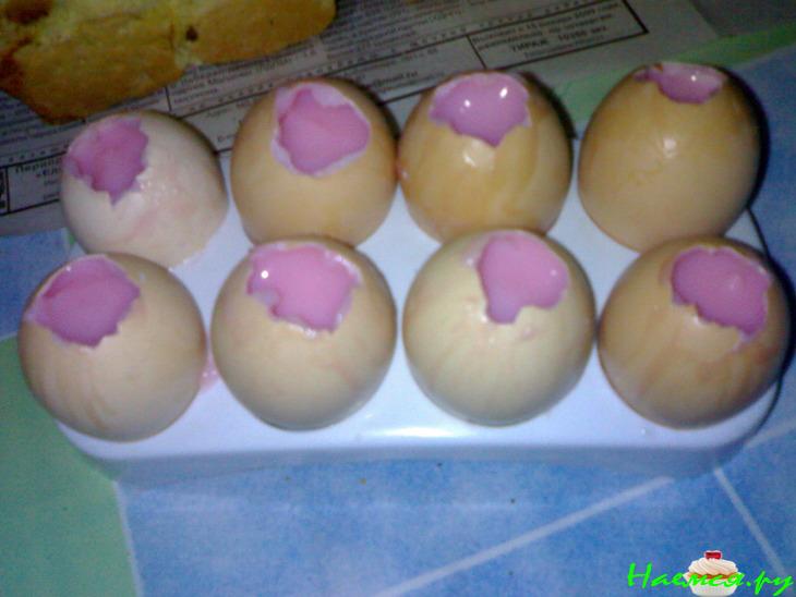 Пудинг в яичной скорлупе