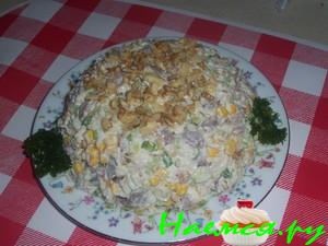 Салат-закуска с языком