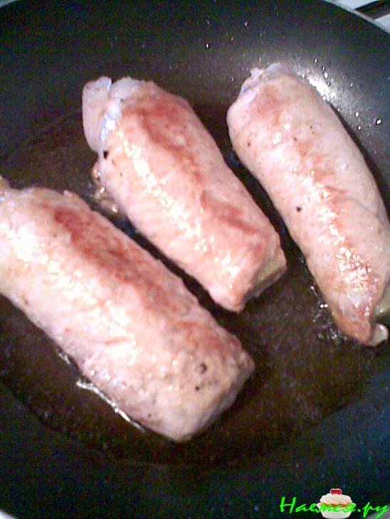 Рулетики с сельдереем