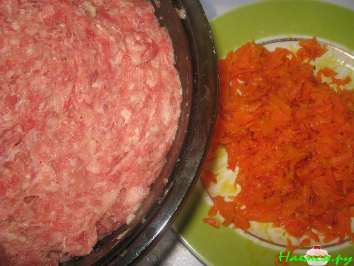 Котлеты с начинкой из морковки