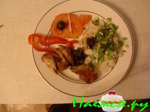 Свинина с черносливом в соевом соусе