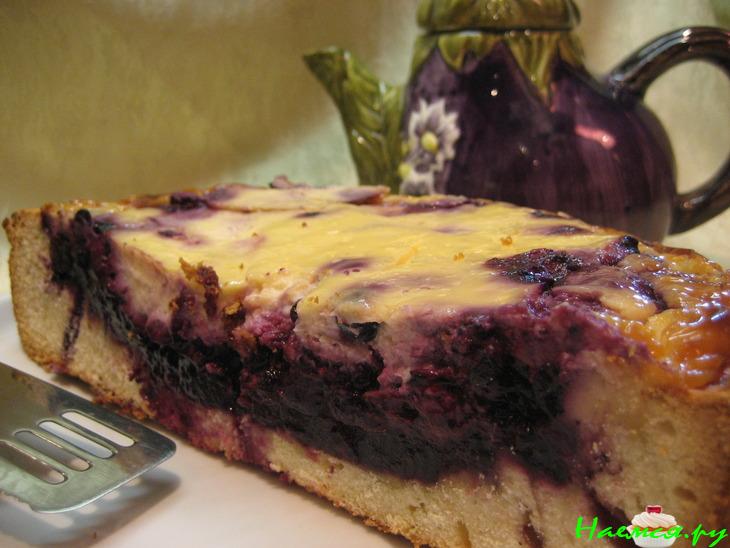 Пирог с черникой Пирог с черникой