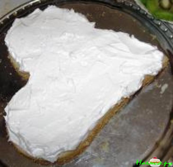 Торт "Валентинка" с мандаринами и киви Торт "Валентинка" с мандаринами и киви