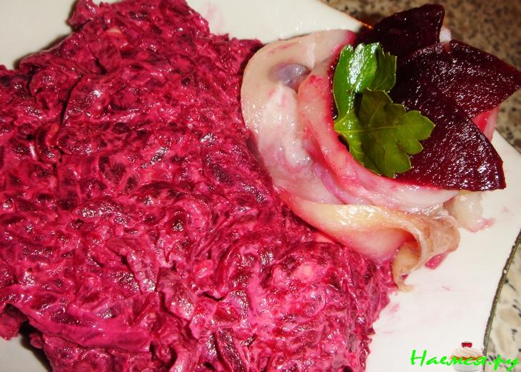 Свекольный салат-крем