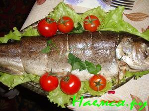 Форель с шампиньонами в фольге Форель с шампиньонами в фольге