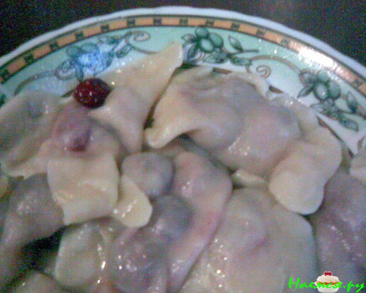 Постные вареники