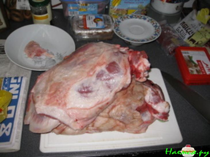 Бараньи лопатки тушёные