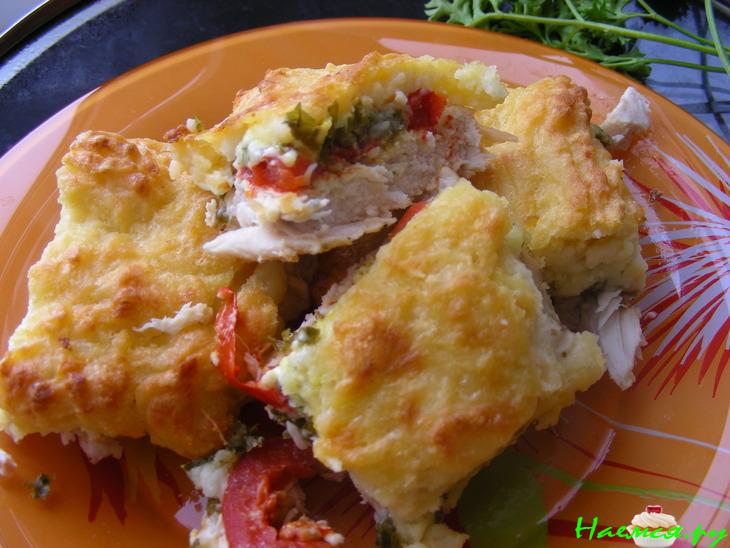 Курочка под снегом