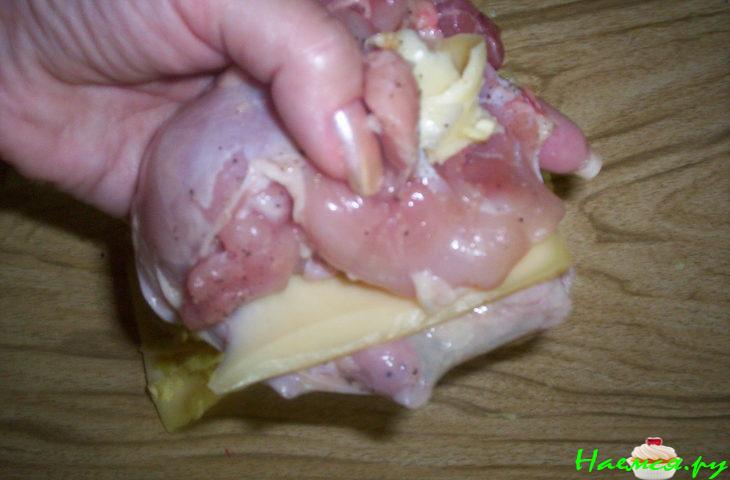 "Ножки с сыром и чесноком"