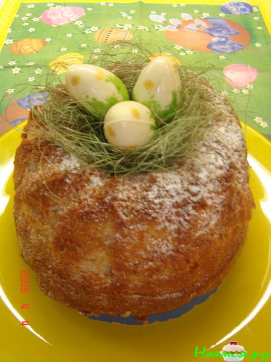 Пирог с яичным ликером (очень нежный)