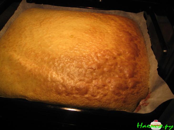 Бисквит с бананами!