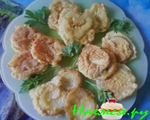 Овощи в кляре