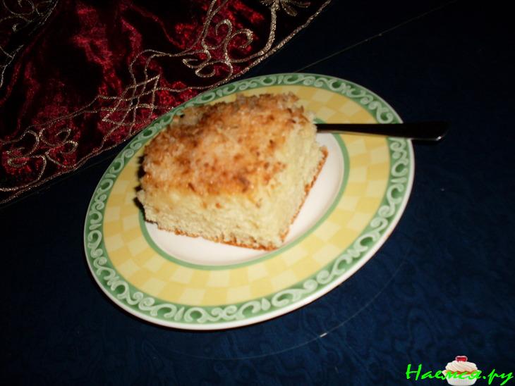 Кокосовый пирог с ванилью