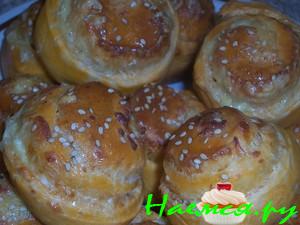 Плюшки на томатном соке