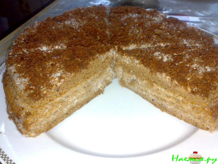 Торт на сгущенке