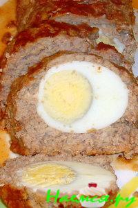 Мясной рулет с томатным соком