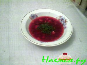 Суп красный с фасолью