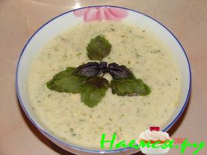 Суп-пюре с чесноком из картофеля