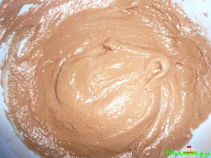 Кекс "Зебра" в шоколадной глазури