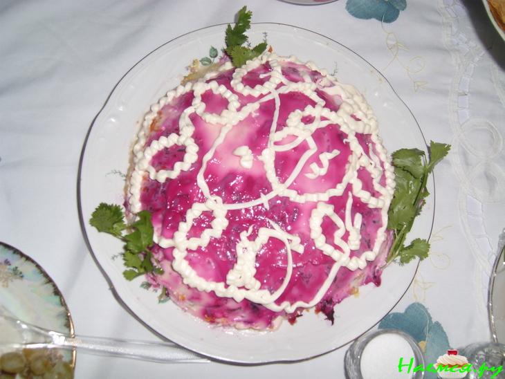 Селедка в шубе с яблочком