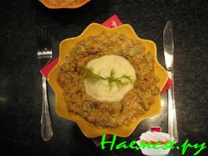 Печень по-строгановски