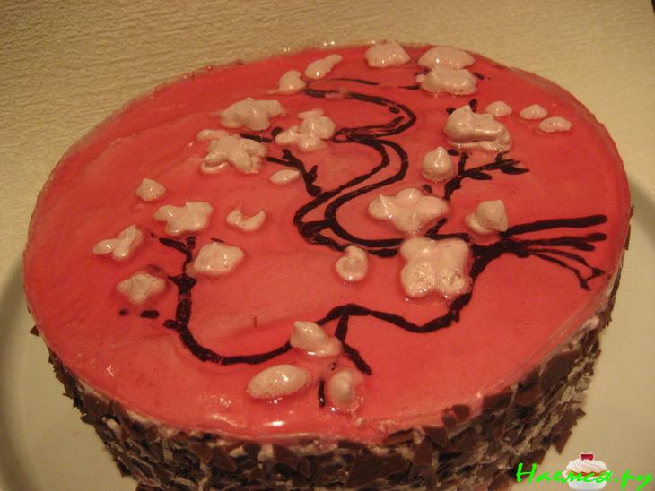 Торт 'Ветка Сакуры'