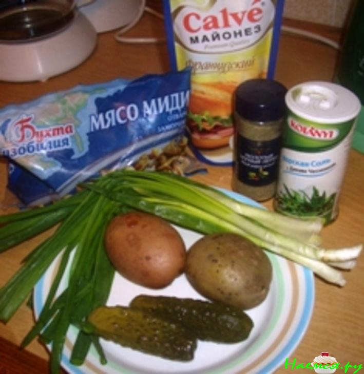 Салат "Мидии и Ко" Салат "Мидии и Ко"