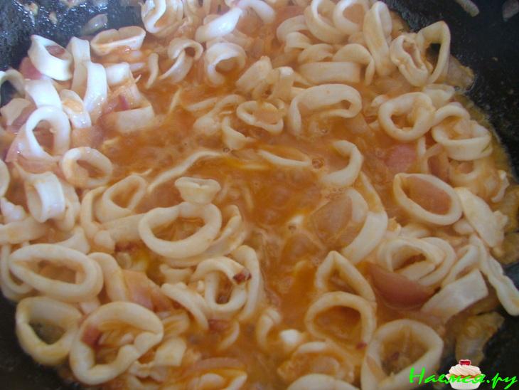 Кальмары Pad Thai