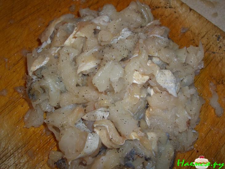 Рыба в хлебно-сырном соусе