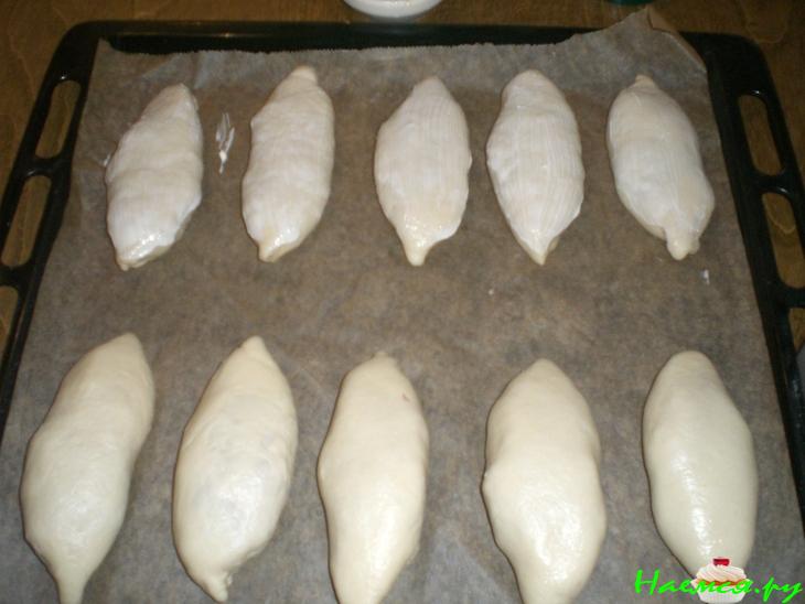 Пирожки с мясом в духовке