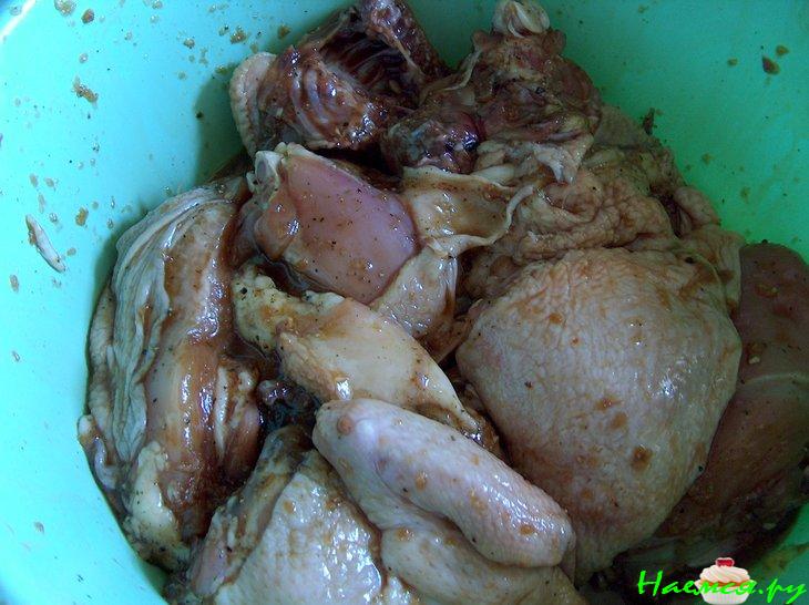 Курочка в восточном стиле