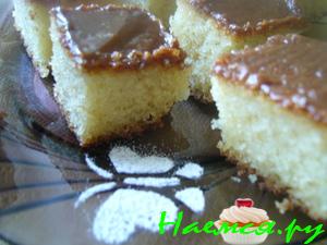 Манник со сгущенкой к чаю