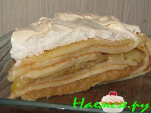 Десертный блинный пирог